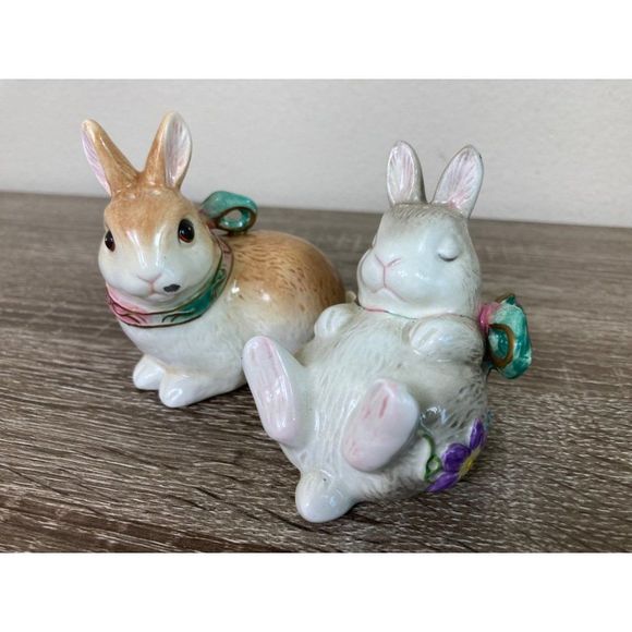 Fitz and Floyd | Dining | Saltpepper Shakers Bunny Fitz Floyd Rabbit ...